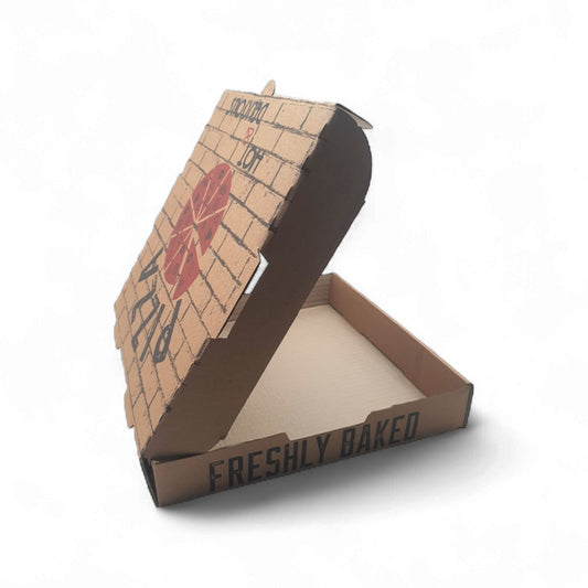 Brown 10 inch Pizza Box