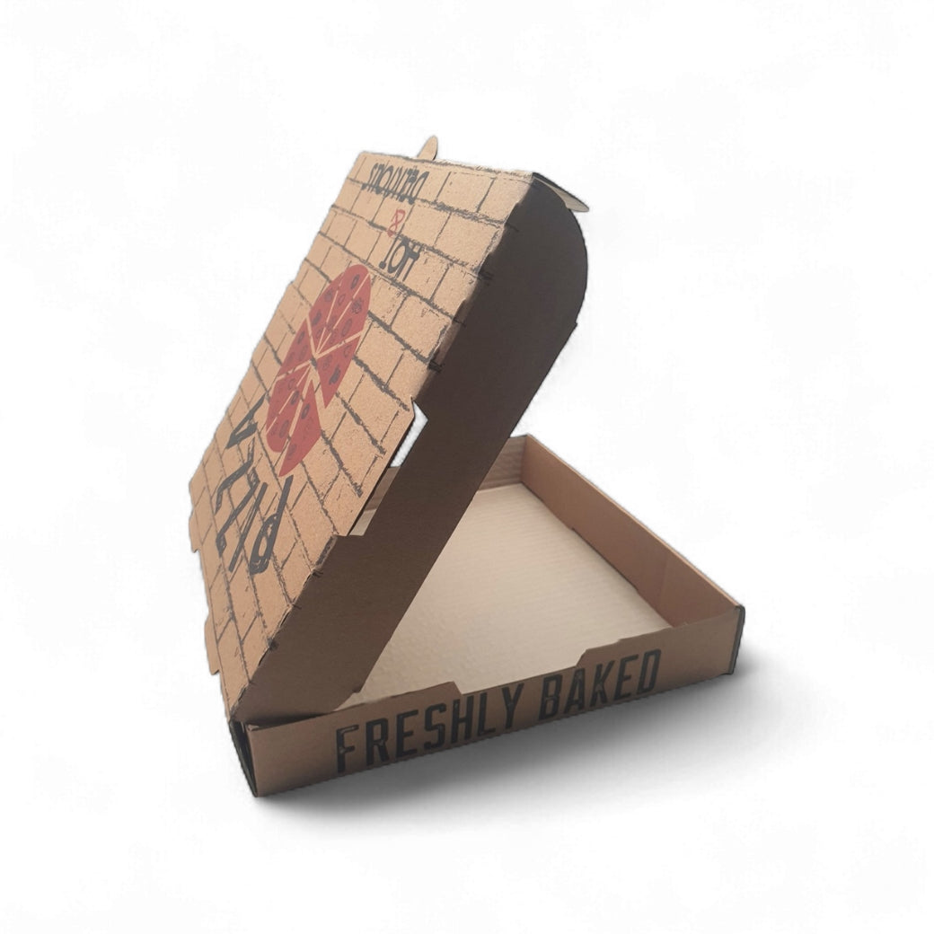 Brown 9 inch Pizza Box