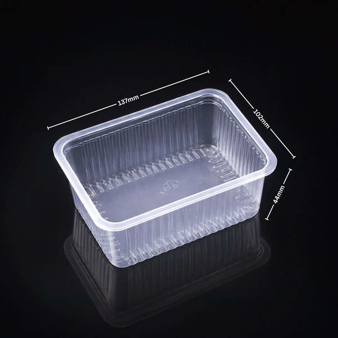 137 × 102 × 44 mm PP Rectangular Tray
