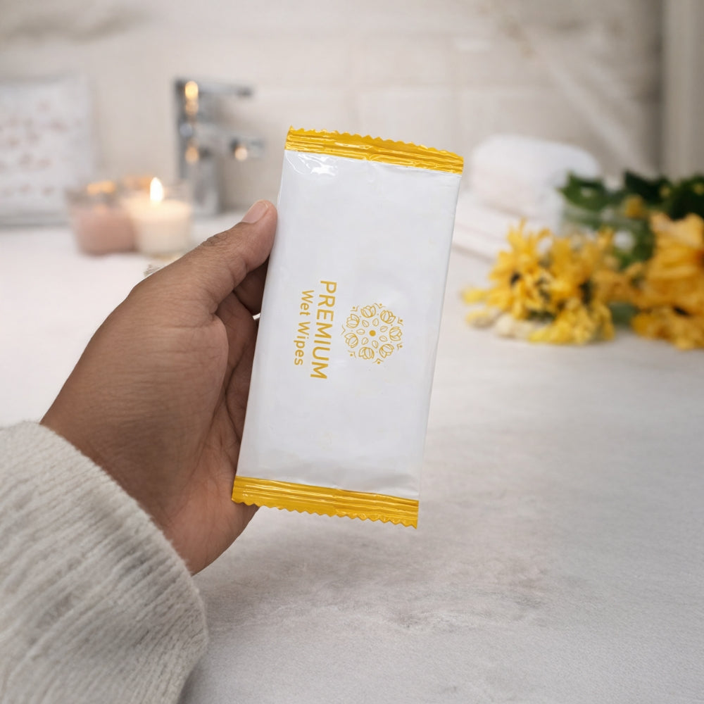 Premium Single-Use Wet Wipes Sachet