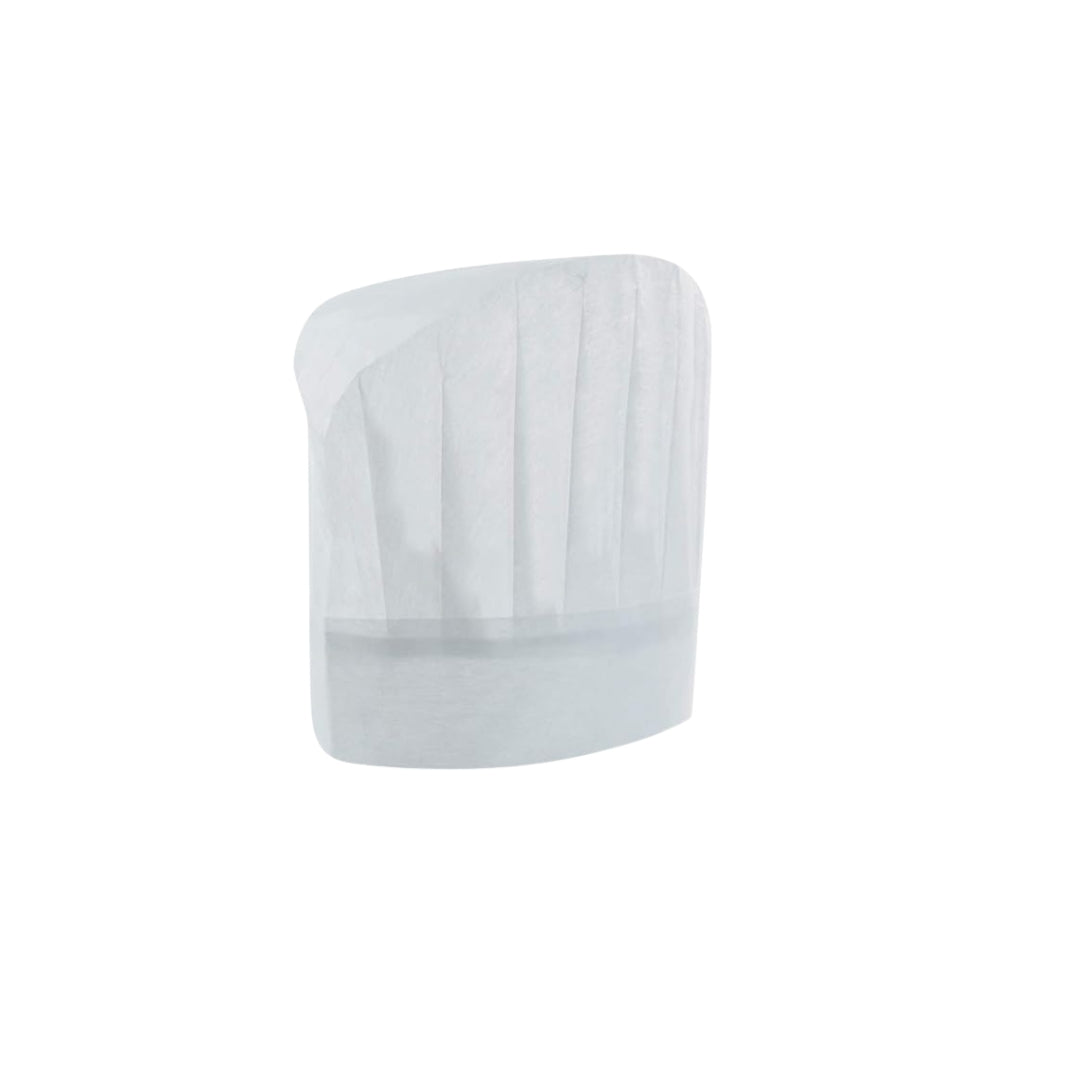 Chef Cap Non Woven White 8 Inch