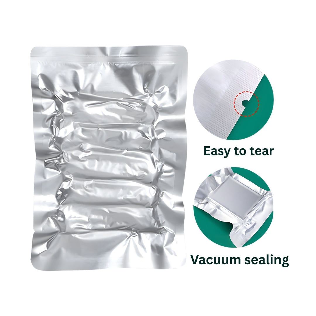 Vacuum Pouch - Both Side Aluminum Foil - 3 Side Seal (12 x 18)