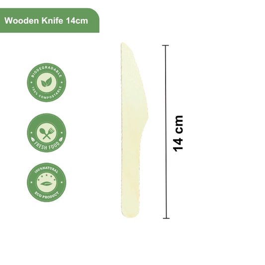 Wooden Knife 14cm