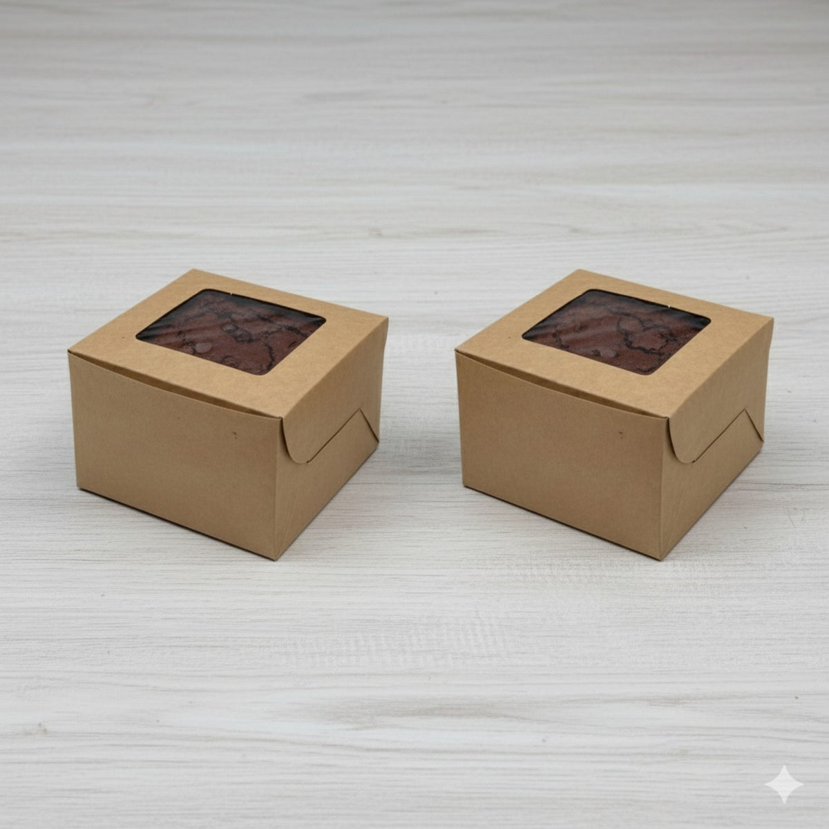 Kraft Window Box 3 x 3 x 2 (280 GSM)