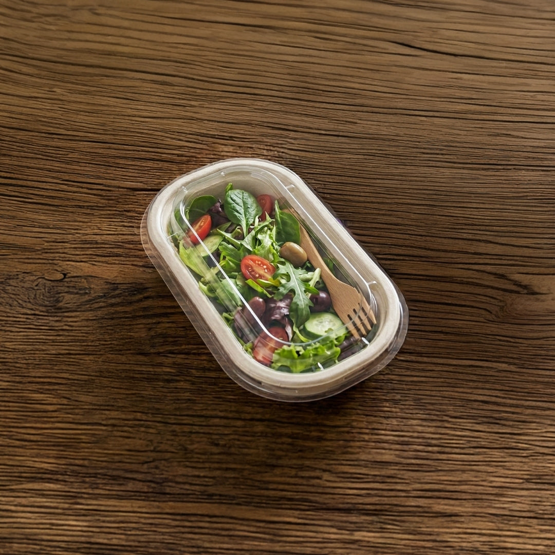 500ml Rectangular Salad Container with Lid
