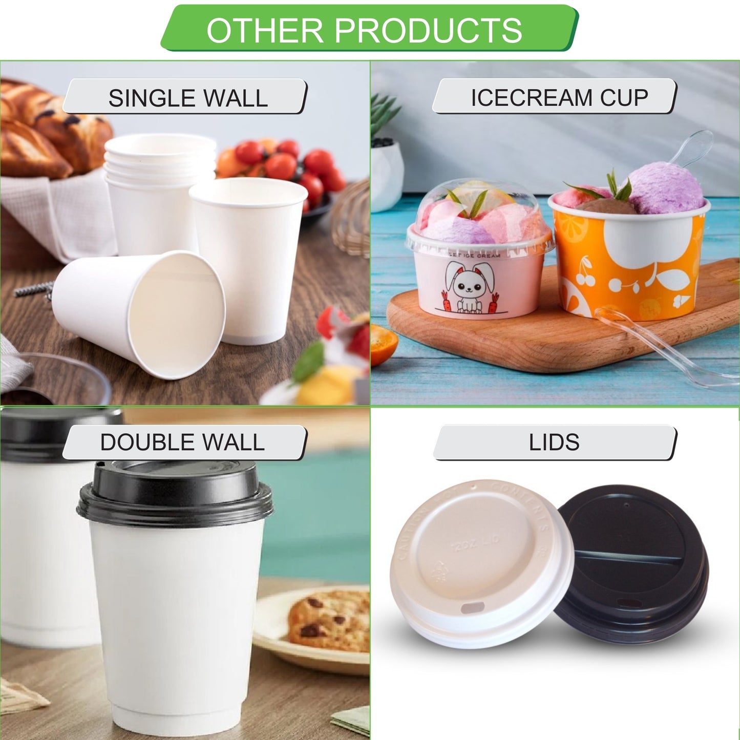 360 ml Ripple Paper Cup / 1 PE