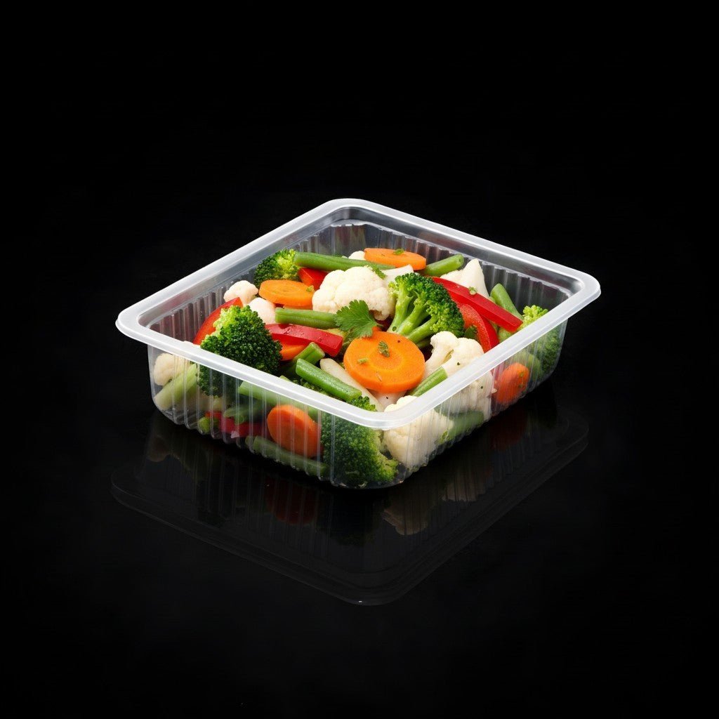 190 × 140 × 42 mm PP Rectangular Tray