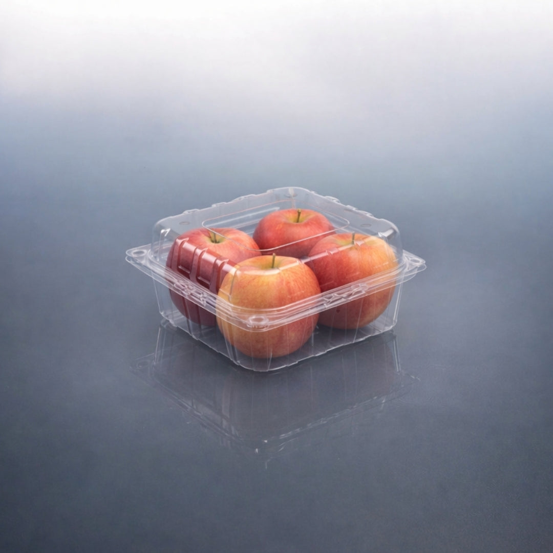 APPLE PUNNET 4 PCS (PET Punnet)