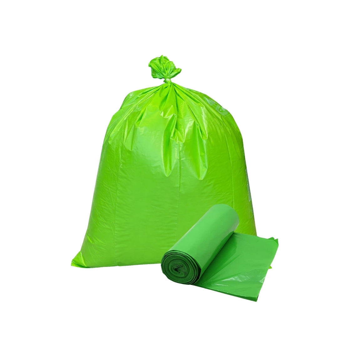 Plastic Garbage Bag 32×44 – Green (Recycled)