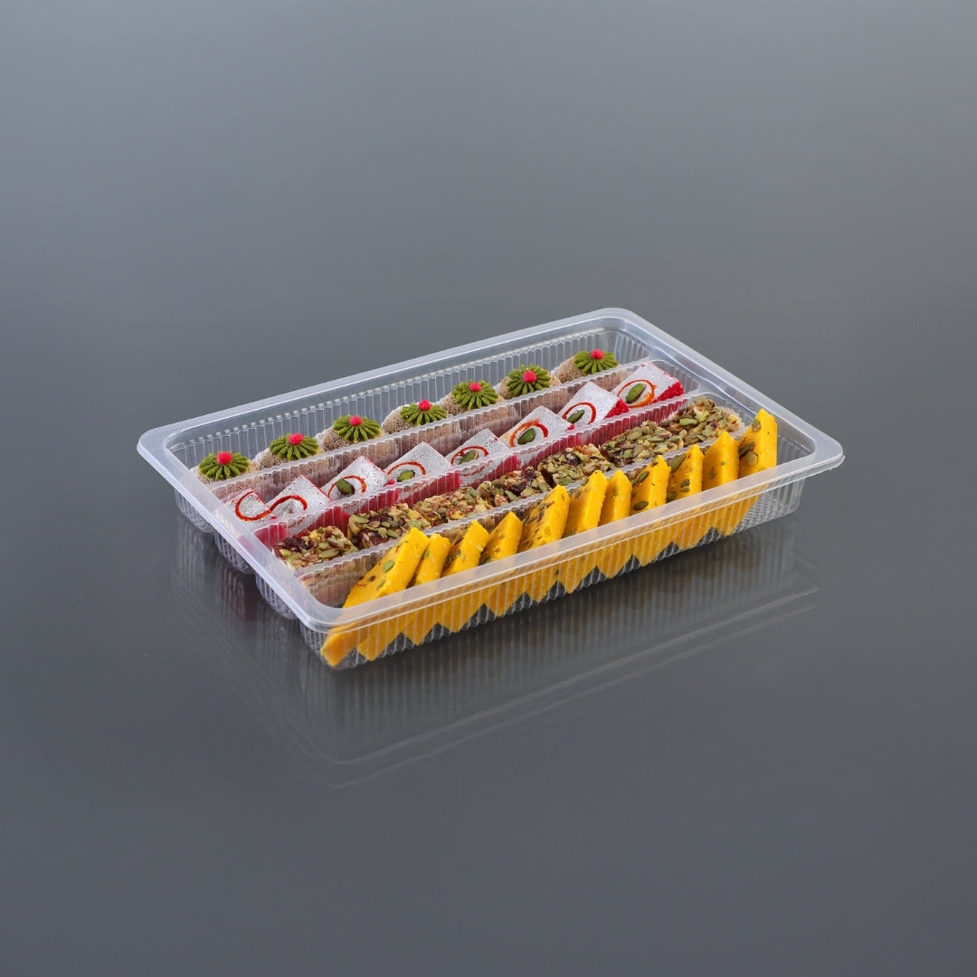 310 × 200 × 40 mm Sweet Tray 4 Line