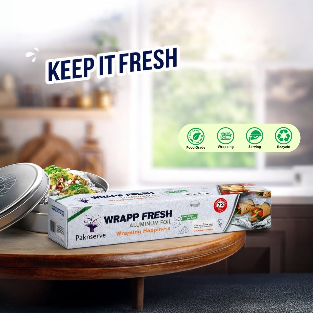 Wrapp Fresh Aluminium Foil – 72 Meter