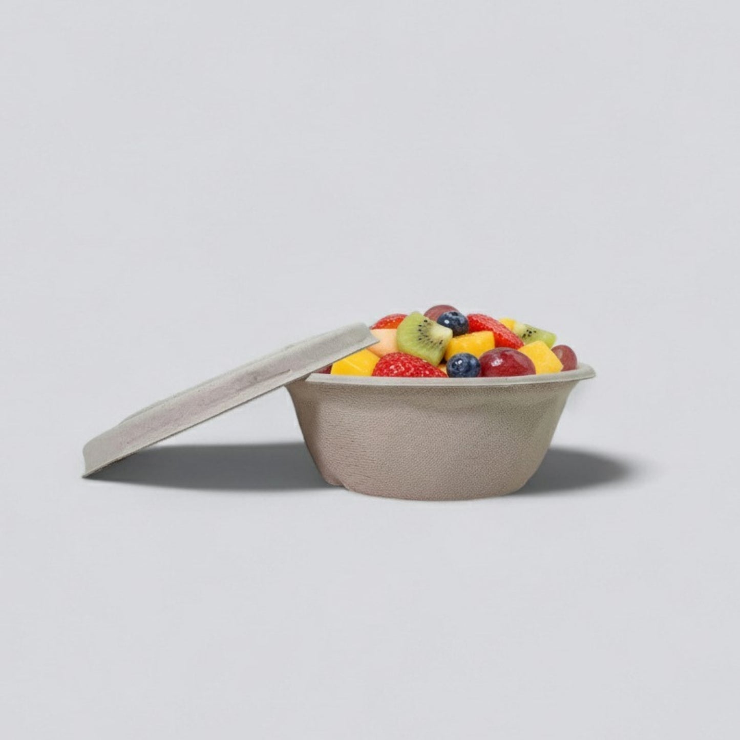 Bumboo 350ml Bagasse Round Bowl with lid