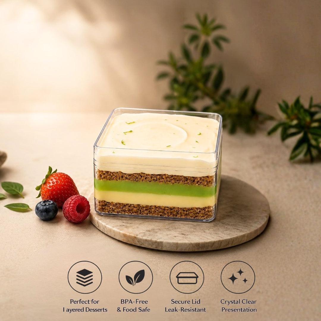 NP PS 51 SQ Dessert Box – 250ml