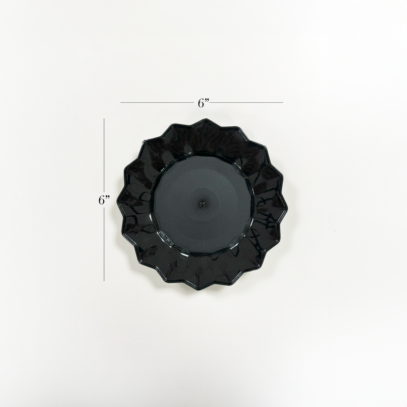 Flower Plate (Black / Clear) NP PS 11