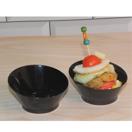 Black 100 ml Ice Cream Bowl NP PS 17