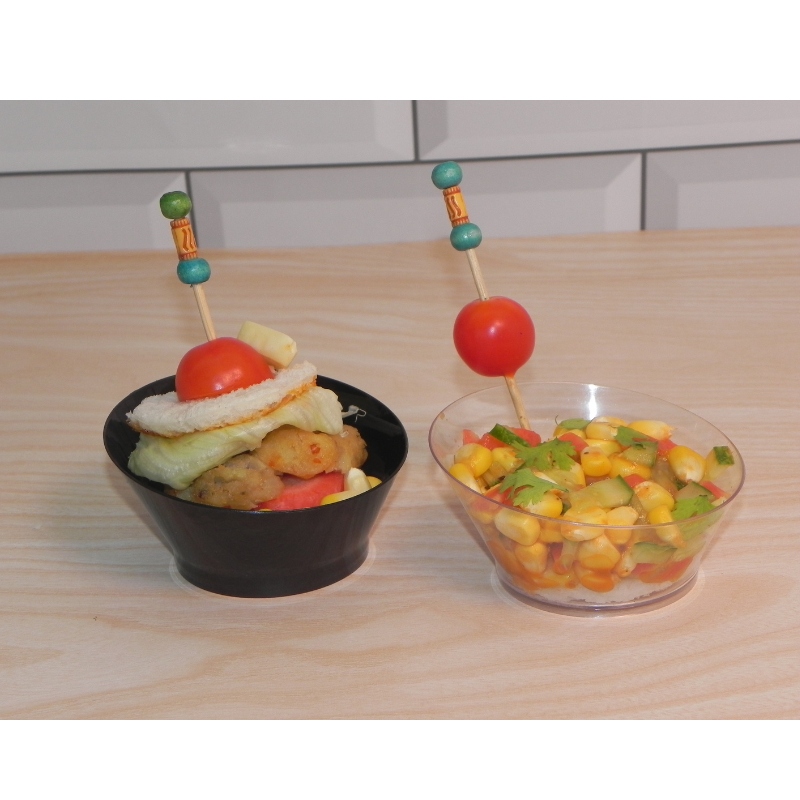 Black 100 ml Ice Cream Bowl NP PS 17