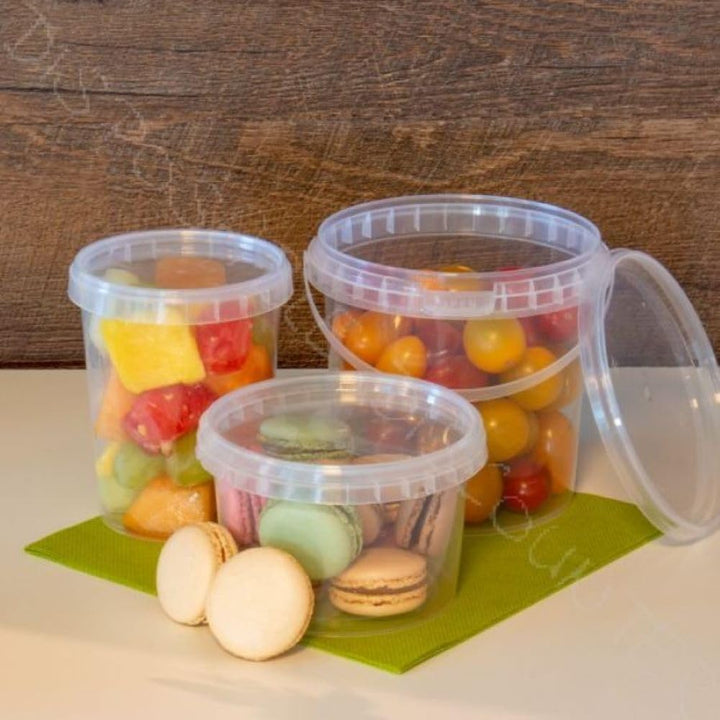 Tamper proof container for Ice-cream shop packaging
