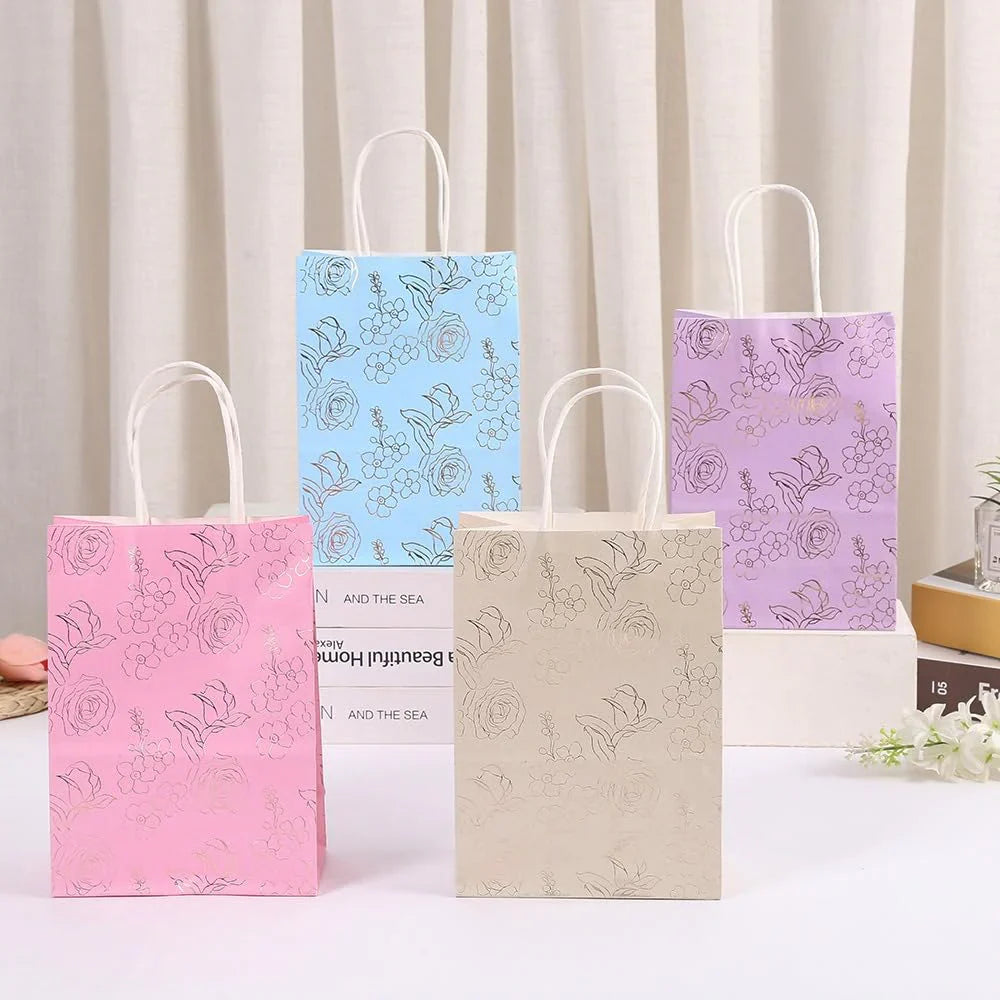 paper gift bag with foiling print