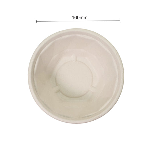 Bumboo 750ml Bagasse Round Bowl with lid
