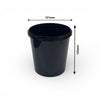 1000ml Black Tamper Proof Round Container with Lid