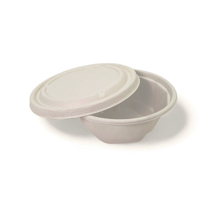 Bumboo 750ml Bagasse Round Bowl with lid