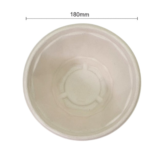 Bumboo 1000ml Bagasse Round Bowl with lid