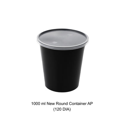 1000 ml New Round Container AP (120 DIA)
