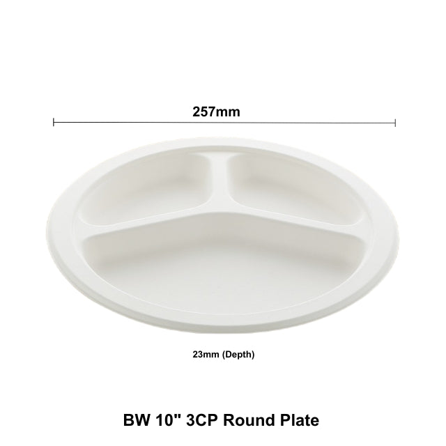 BW 10" 3CP Round Plate