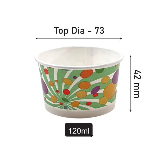 120 ML Ice Cream Cup – 2 PE