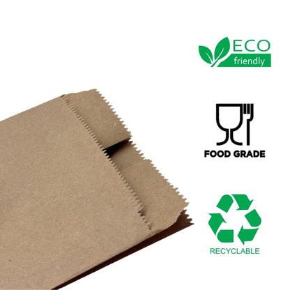 502 V Bottom MF Kraft Bag