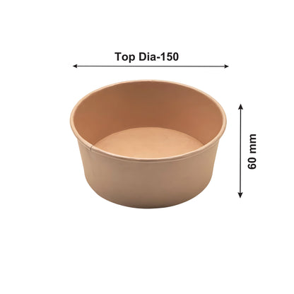 750 ml Paper Salad Container