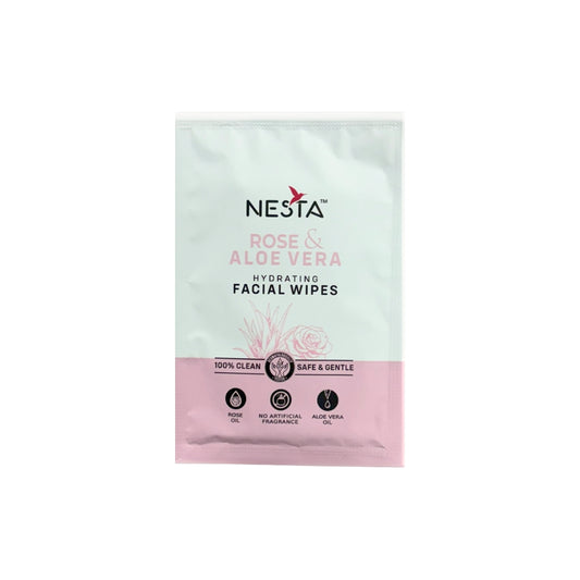 Rose & Aloe Vera Facial Wipes