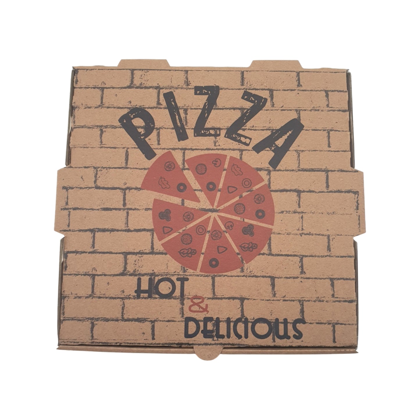 Brown 10 inch Pizza Box