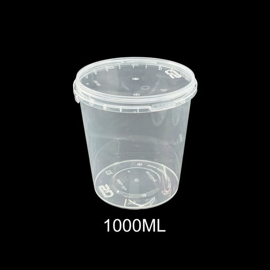 1000ml Tamper Proof Round Container with Lid