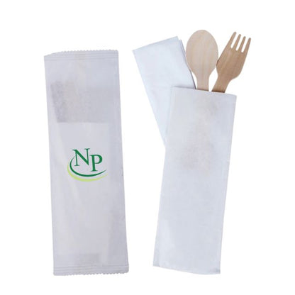 Cutlery Set No.5 (14 cm Spoon + Fork + Tissue)