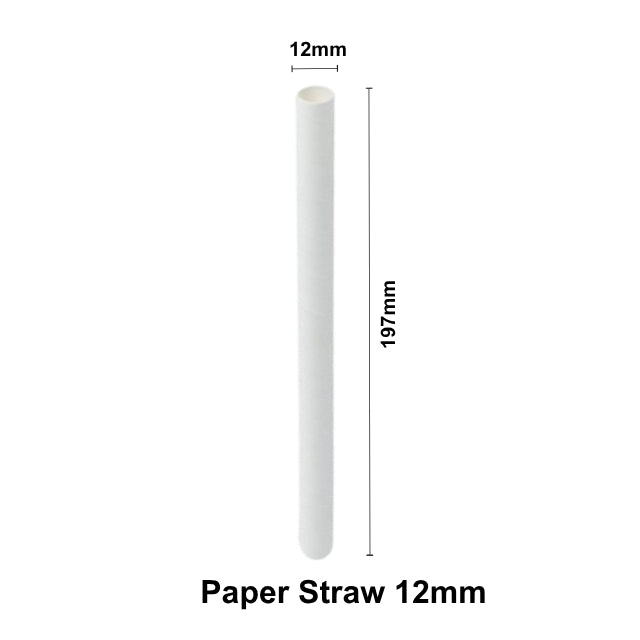 Boba Tea Paper Straw 12mm – Neeyog