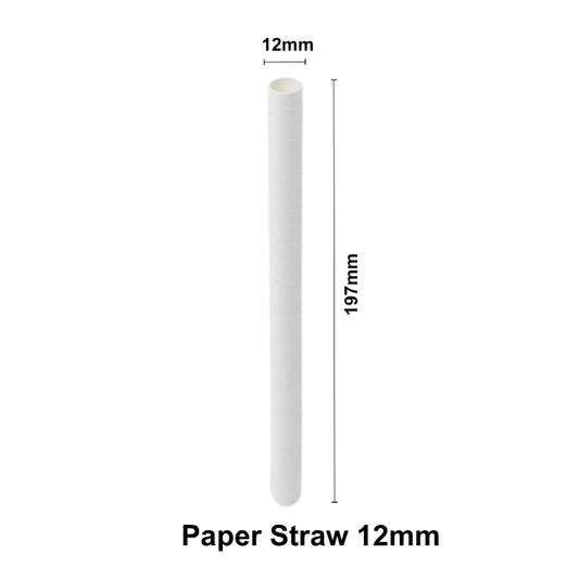 Boba Tea Paper Straw 12mm