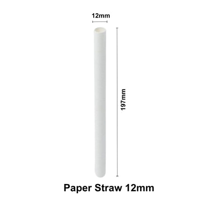 Boba Tea Paper Straw 12mm