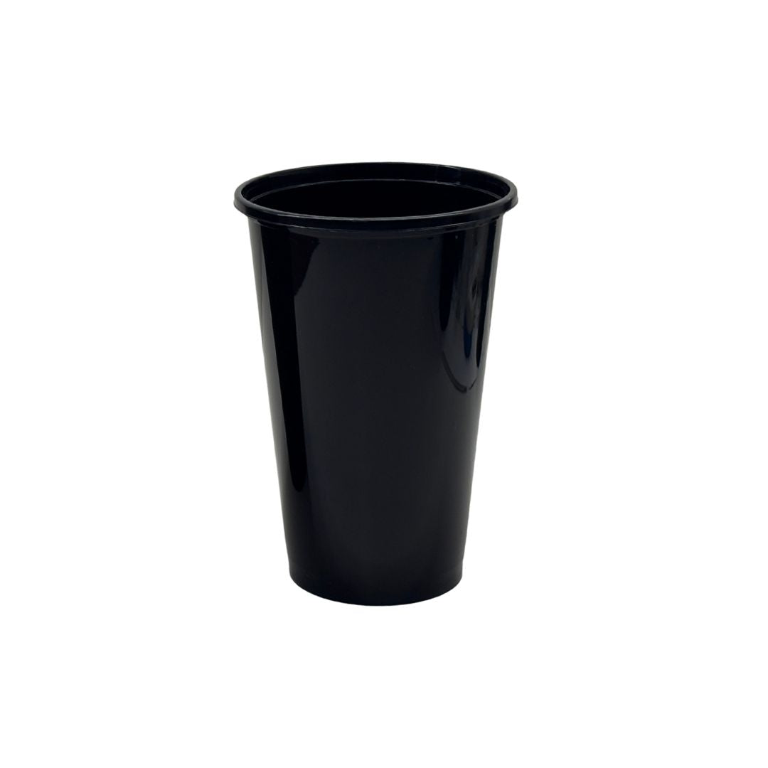 500 ml Paknserve Black Sipper Container with Black Lid (90D)