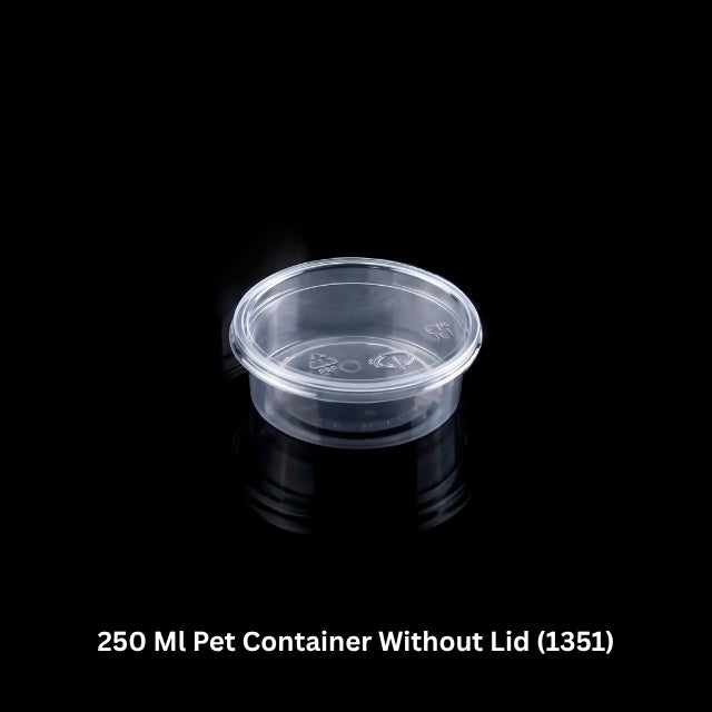 250 Ml Pet Container Without Lid (1351)