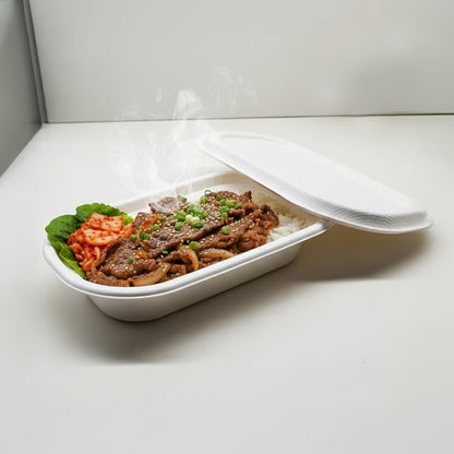 BW 500ml Oval Bowl With Lid