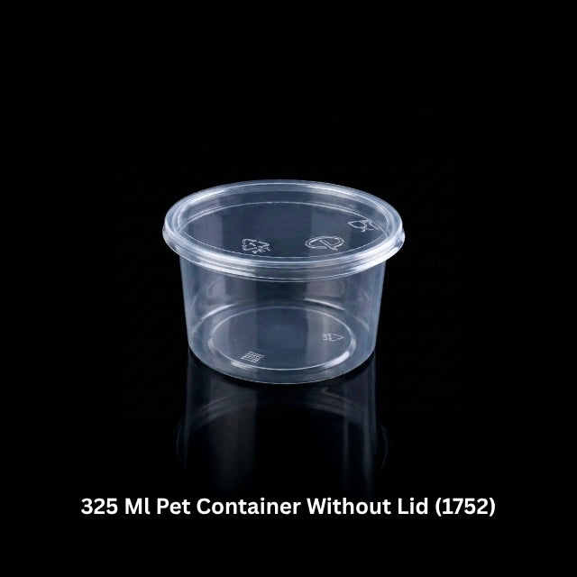 325 Ml Pet Container Without Lid (1752)