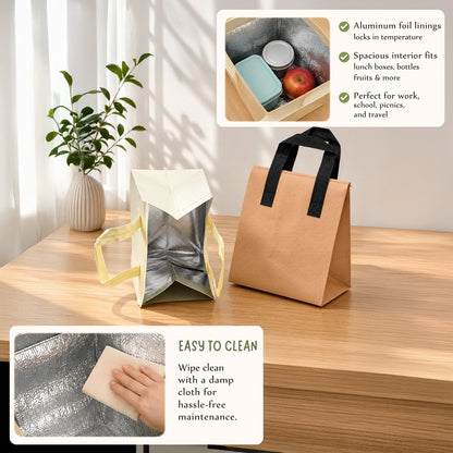 8x6x8 SI NW Laminated Bags (Brown /Yellow)