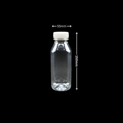 300ml Round PET Bottle with Lid (38mm)
