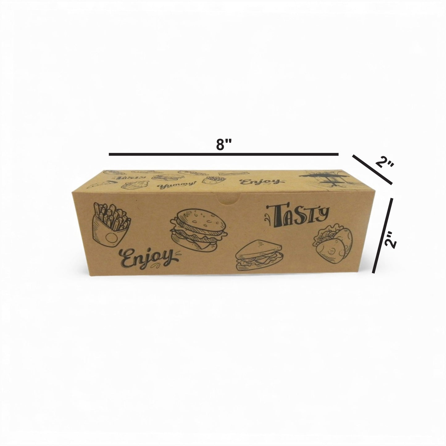 Kraft Wrap Box Small Enjoy