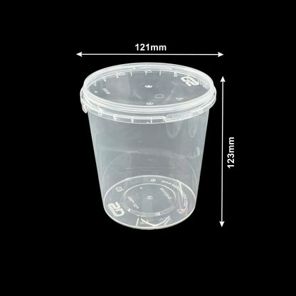 1000ml Tamper Proof Round Container with Lid