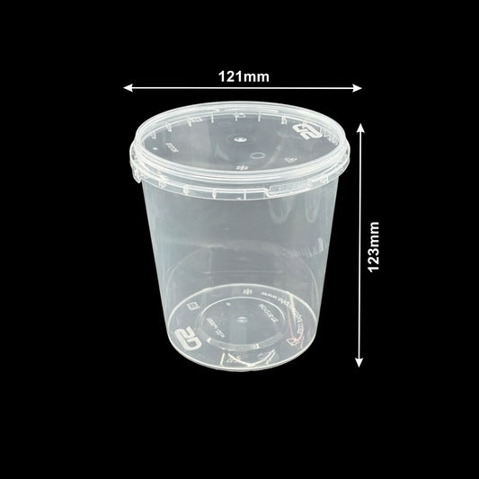 1000ml Tamper Proof Round Container with Lid