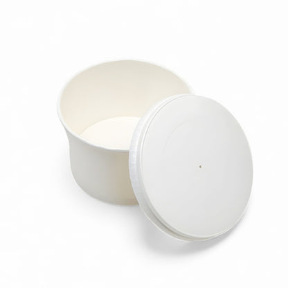 350 ML White Round Paper Container