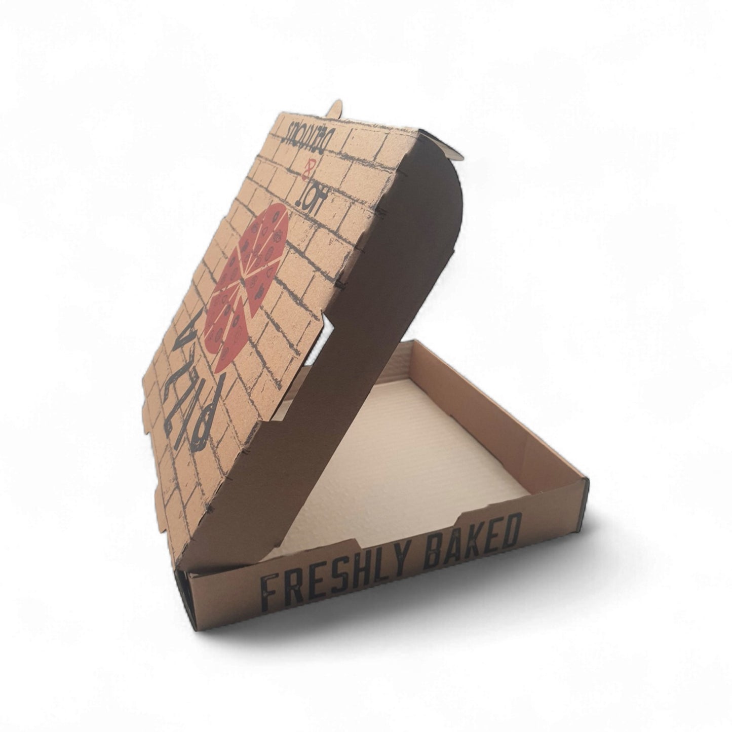 Brown 10 inch Pizza Box