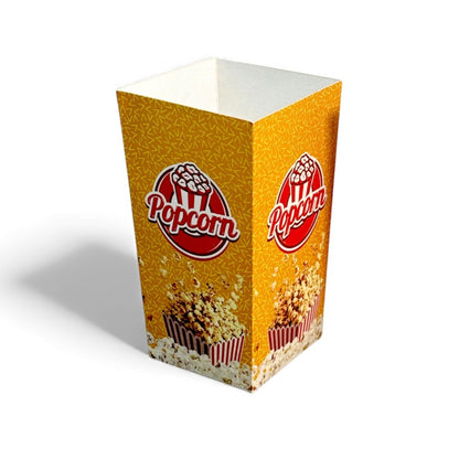 PNS 20 OZ Popcorn Box Printed (Yellow Color)